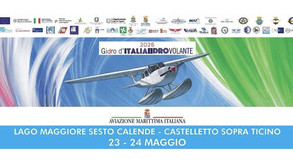 Appuntamento con il Gidro 2026, seconda edizione del Giro d’Italia in Idrovolante